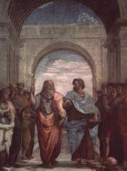 Raffaello Santi: Aristotle and Plato - Arisztothelesz és Plato